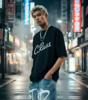 Camiseta C. Russ Classic Negra – Streetwear