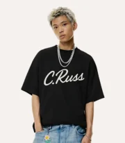 Camiseta C. Russ Classic Negra – Streetwear Urbano en CRuss