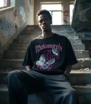 Camiseta C.Russ Metamorph Negra