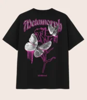 Camiseta C.Russ Metamorph Negra – Streetwear Gráfico