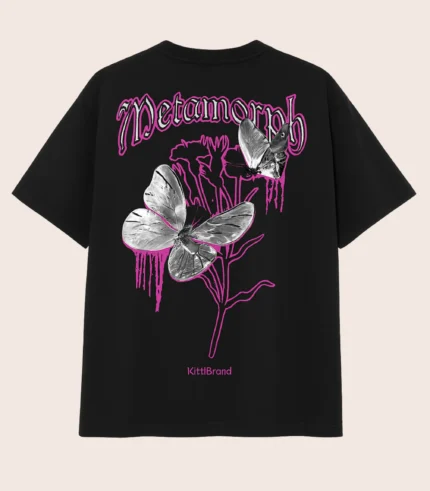 Camiseta C.Russ Metamorph Negra – Streetwear Gráfico