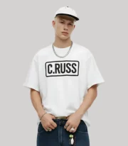 Camiseta C.Russ White Blanca – Streetwear Minimalista - Image 2