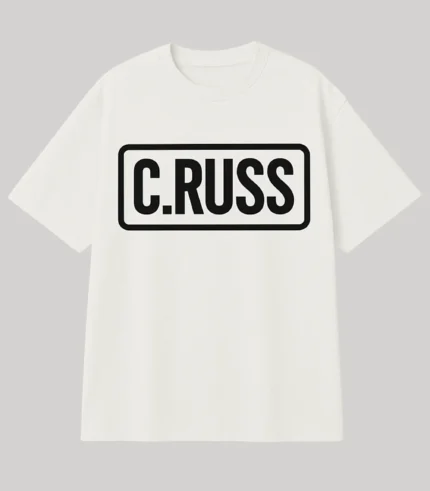 Camiseta C.Russ White Blanca – Streetwear Minimalista